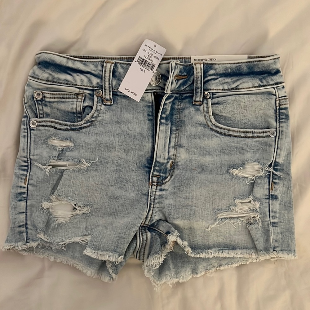 AMERICAN EAGLE HI RISE SHORTIE JEAN - 2